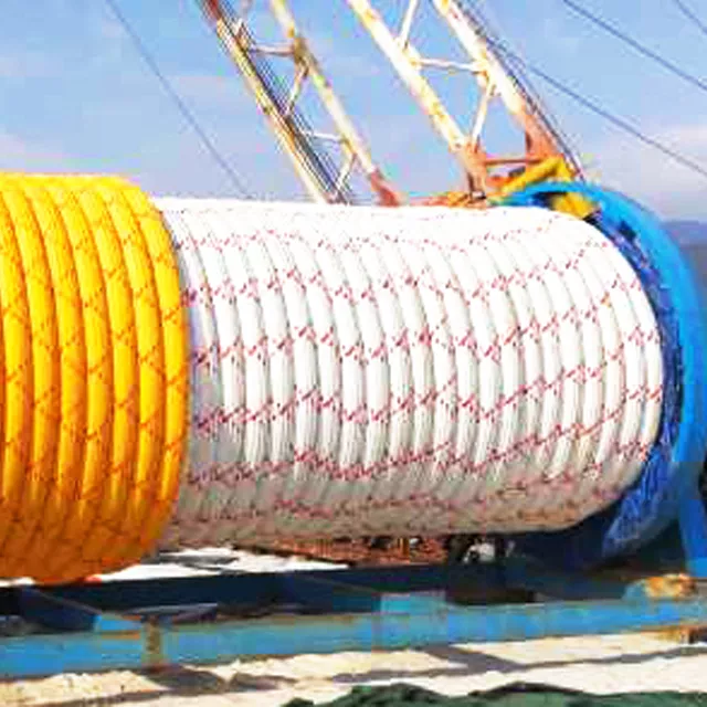 Durable PP and wire ropes for marine operations